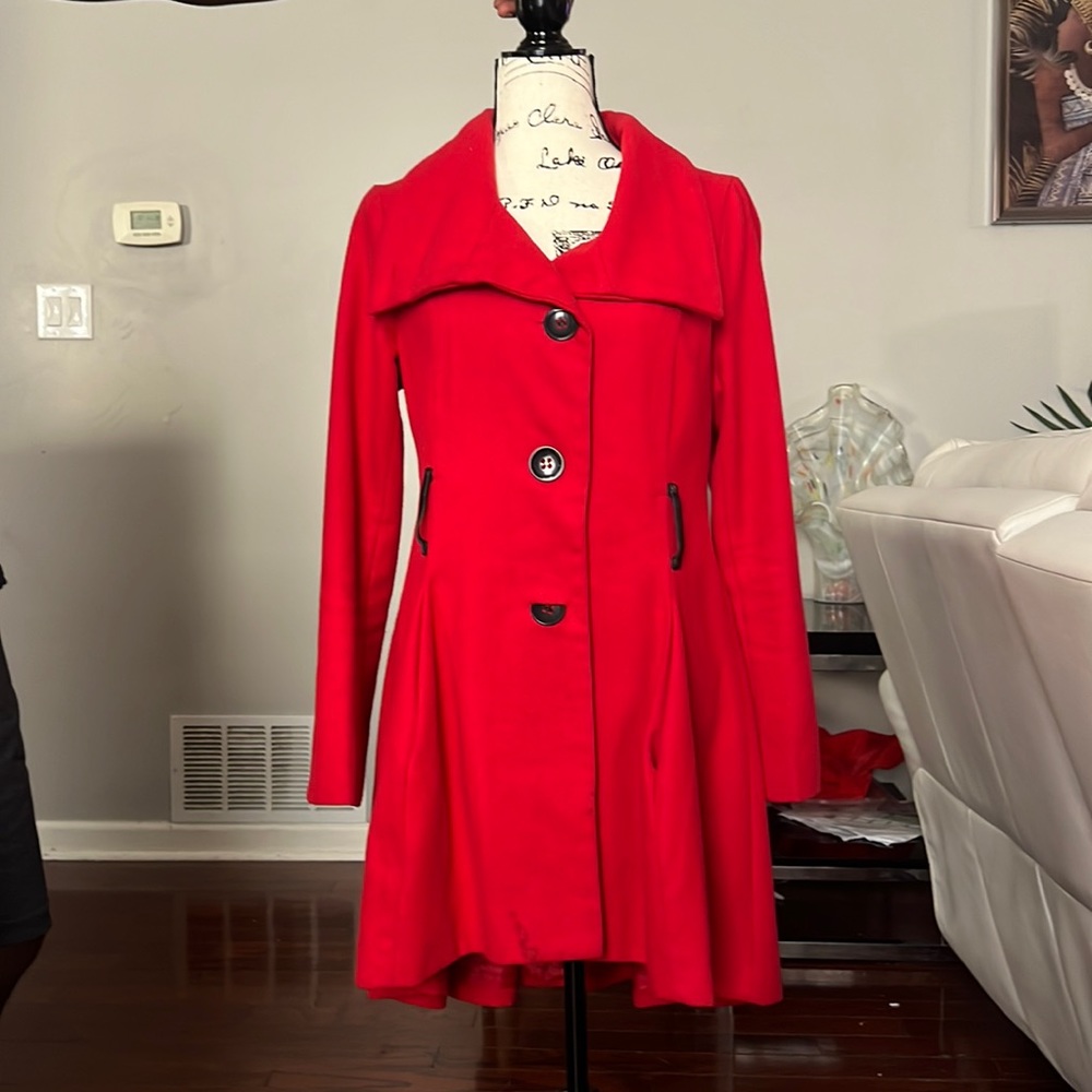 Red Trench coat